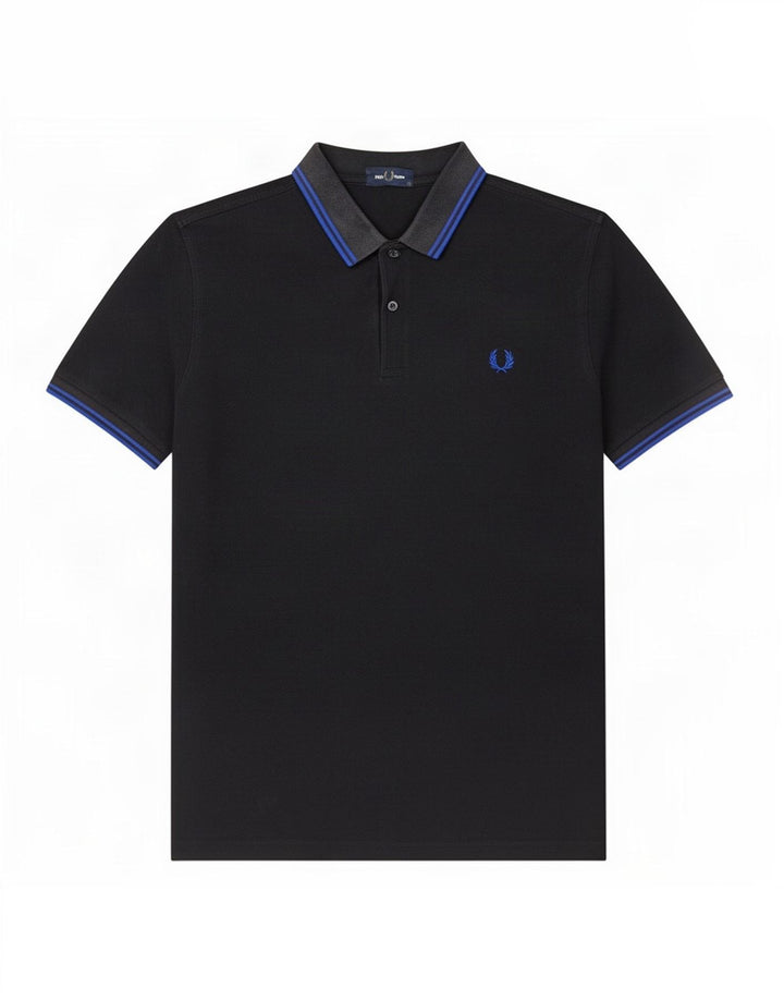 Fred Perry Mens Polo Shirt XL Black Cotton