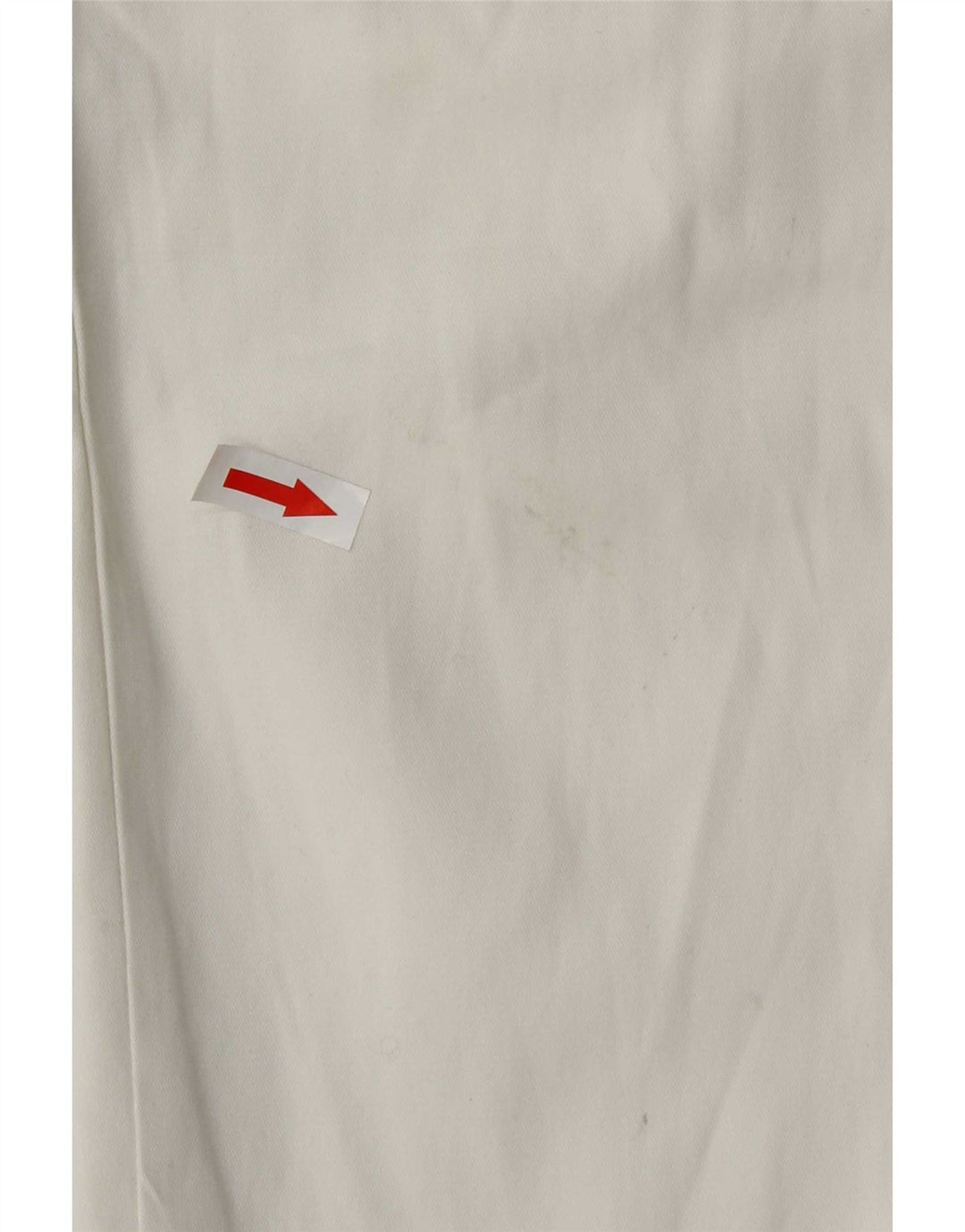 Marks & Spencer Womens Slim Chino Trousers UK 12 Medium W32 L30 White