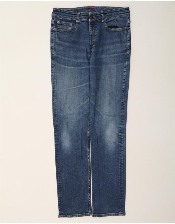 Crew Clothing Womens Slim Jeans W34 L32 Blue Cotton