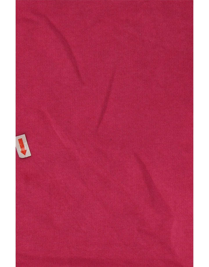 JACK WILLS Womens Oversized Sweatshirt Jumper UK 14 Medium Pink Cotton