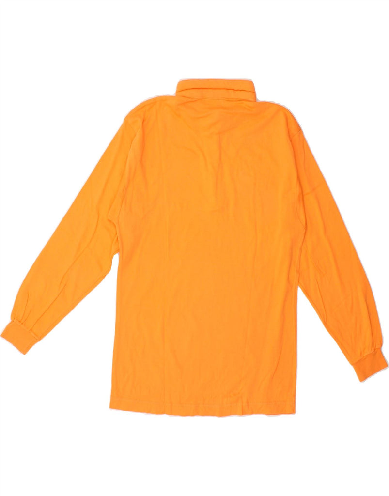 PULL DOLOMITEN Mens Zip Neck Pullover Tracksuit Top IT 46 Small Orange | Vintage Pull Dolomiten | Thrift | Second-Hand Pull Dolomiten | Used Clothing | Messina Hembry 
