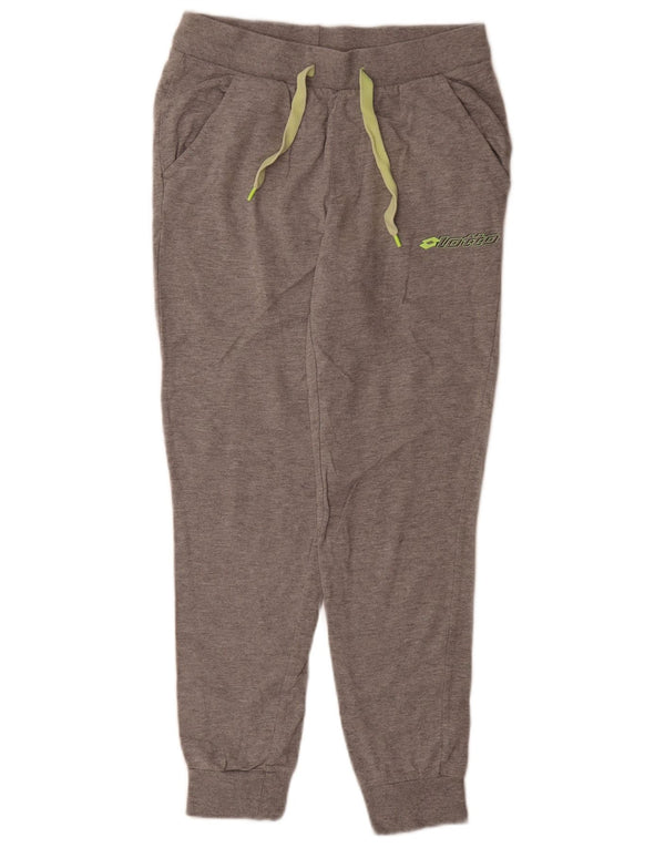 Lotto Womens Tracksuit Trousers Joggers UK 6 XS Grey Flecked