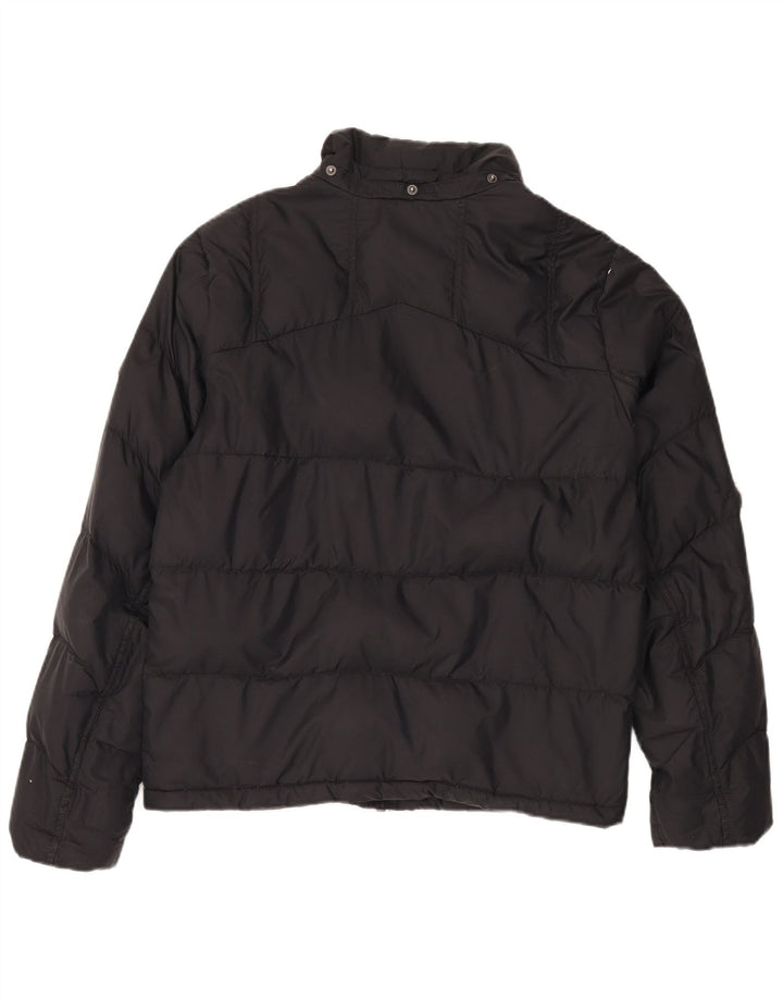 Tommy Hilfiger Mens Padded Jacket UK 38 Medium Black Nylon