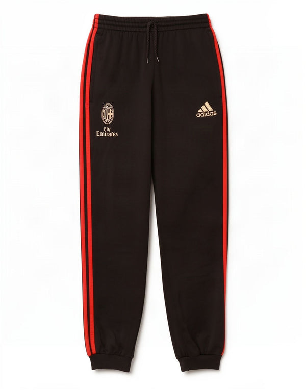 Adidas Girls AC Milan Tracksuit Trousers Joggers 15-16 Years Black