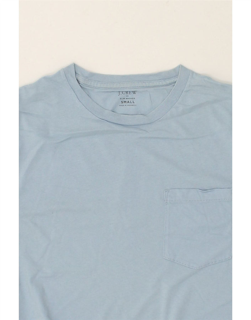 J. CREW Mens T-Shirt Top Small Blue Cotton | Vintage J. Crew | Thrift | Second-Hand J. Crew | Used Clothing | Messina Hembry 