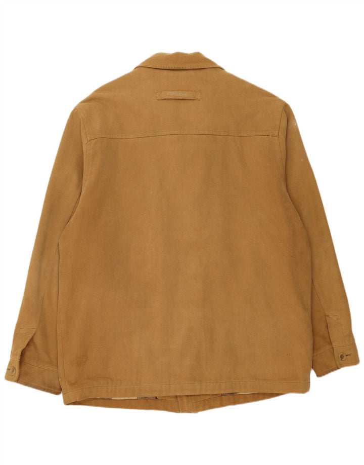 CAMEL ACTIVE Mens Bomber Jacket IT 50 Large Brown Cotton