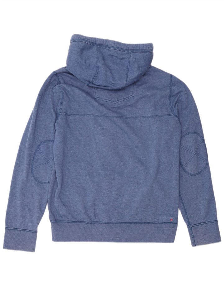 Fat Face Mens Zip Hoodie Sweater Medium Blue Cotton