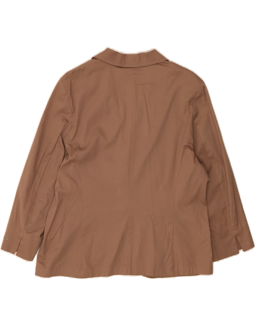 PIERRE CARDIN Womens 2 Button Blazer Jacket IT 49 XL Brown Cotton Vintage Pierre Cardin and Second-Hand Pierre Cardin from Messina Hembry 