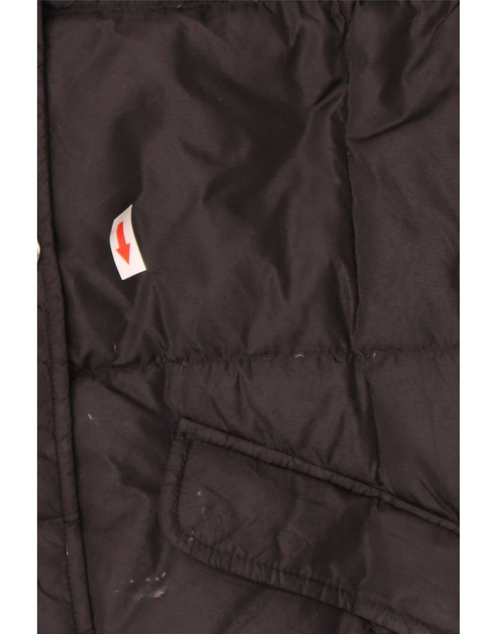 Fila Womens Padded Jacket IT 48 XL Black Polyamide