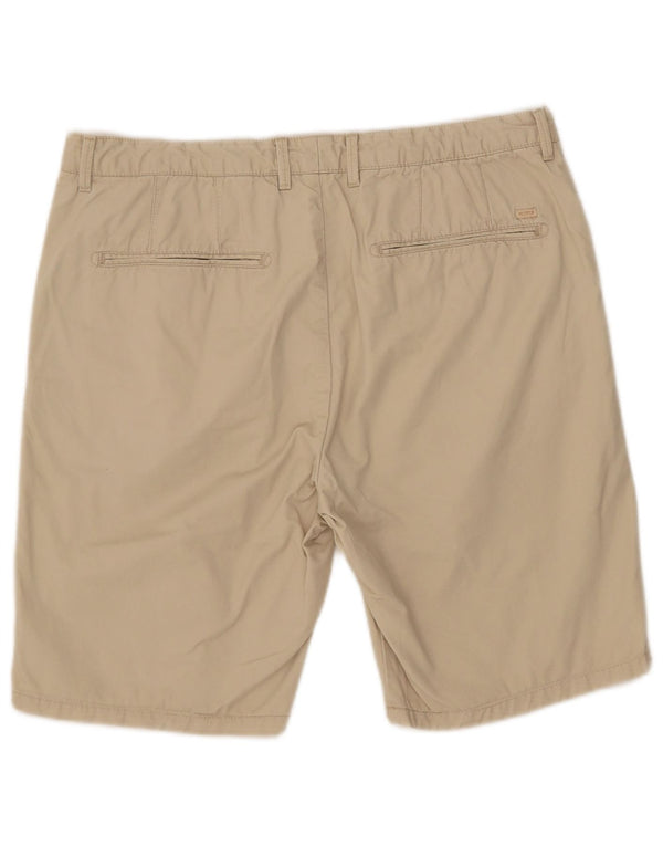 Scotch & Soda Mens Amsterdam Couture Chino Shorts W34 Large Beige Cotton