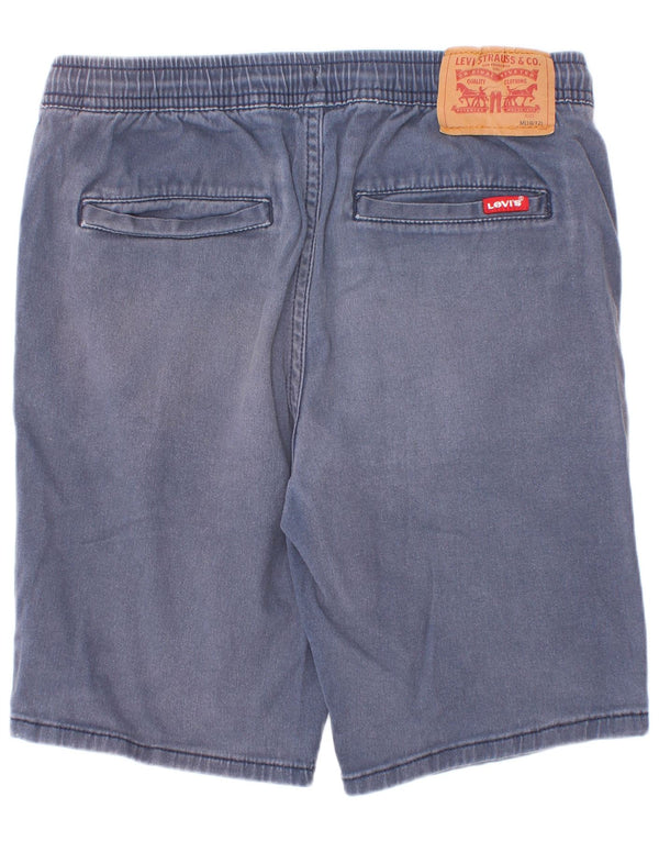 Levi's Boys Chino Shorts 10-11 Years Medium W30 Navy Blue Cotton