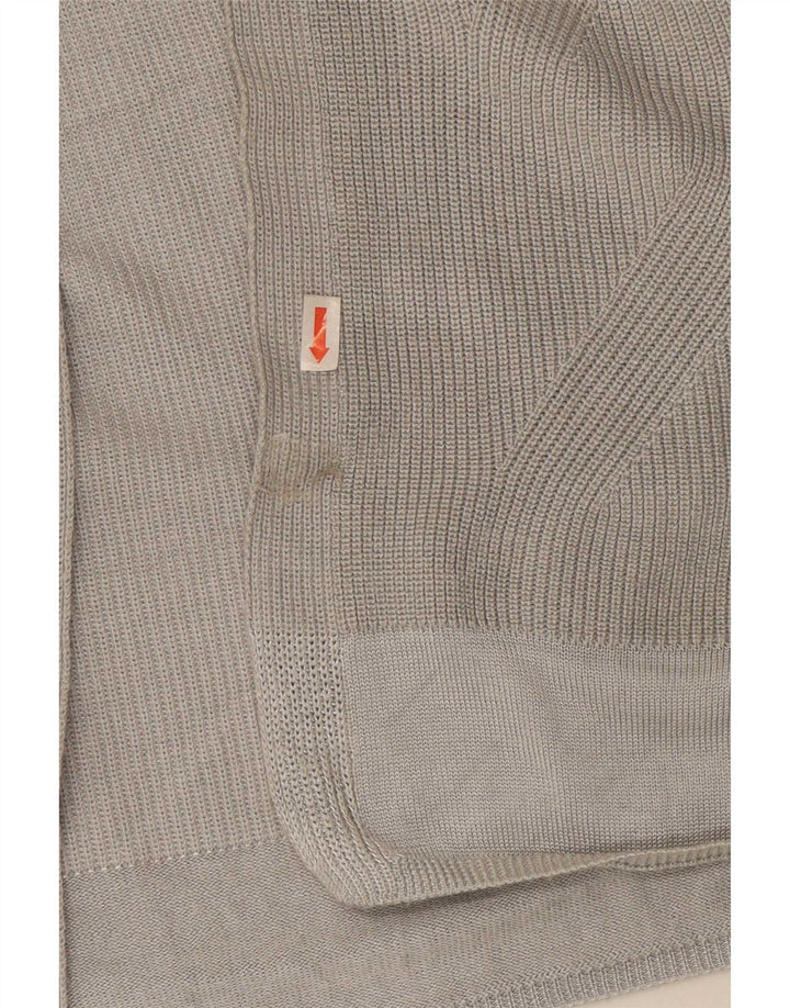 Marks & Spencer Womens Per Una Open Cardigan Sweater UK 8 Small Grey