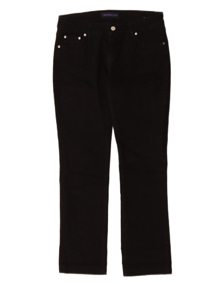 Trussardi Womens Slim Jeans W28 L28 Black Cotton