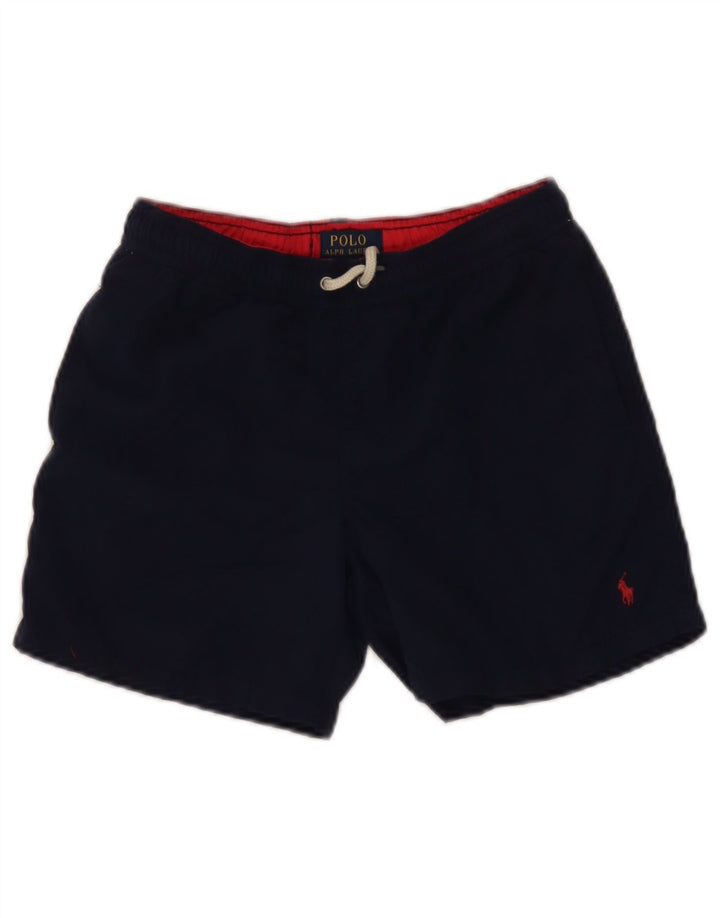 Polo Ralph Lauren Boys Sport Shorts 10-11 Years Medium Navy Blue Polyester