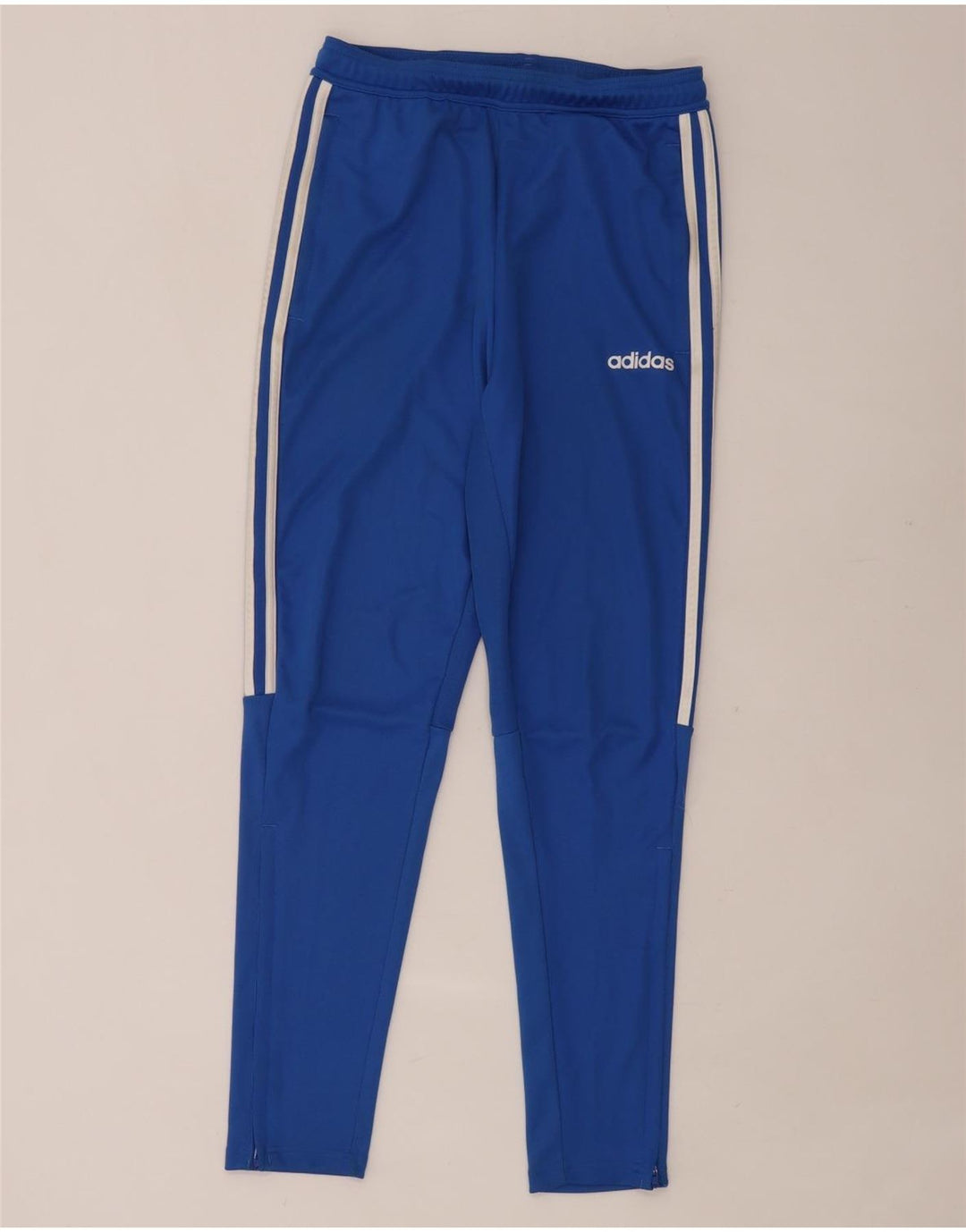 ADIDAS Womens Climalite Tracksuit Trousers UK 10 Small  Blue Polyester