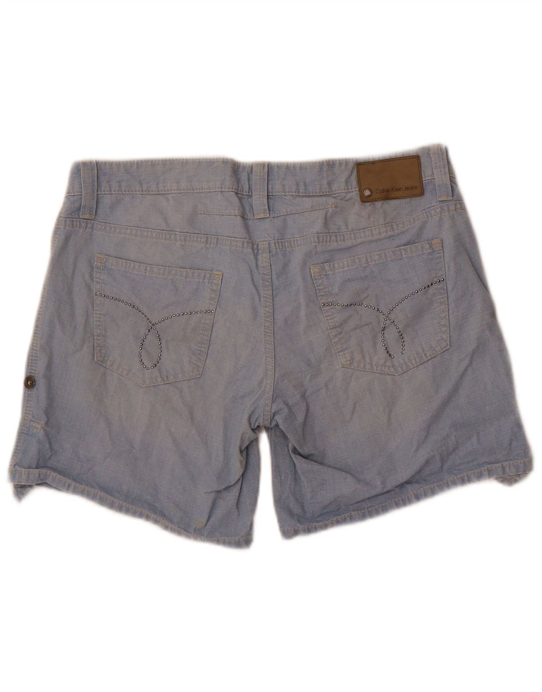 Calvin Klein Womens Denim Shorts W31 Medium  Blue Cotton