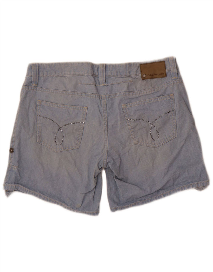 Calvin Klein Womens Denim Shorts W31 Medium  Blue Cotton