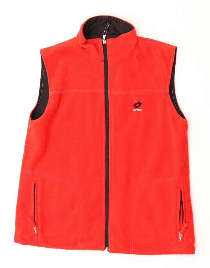 Lotto Mens Reversible Gilet UK 36 Small Black Polyester