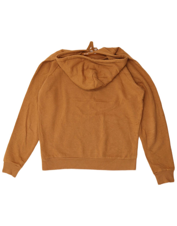 Under Armour Mens Graphic Hoodie Jumper Small Brown Cotton