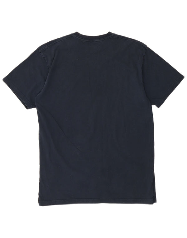 VANS Mens Classic Fit Graphic T-Shirt Top Medium Navy Blue Cotton