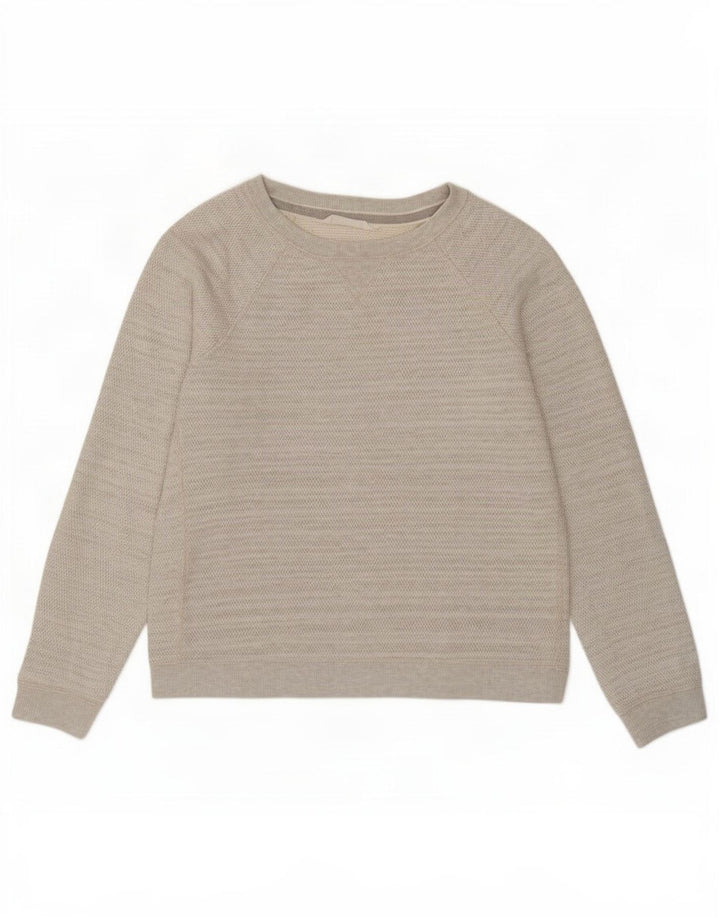 Fat Face Womens Sweatshirt Jumper UK 16 Large Grey Cotton