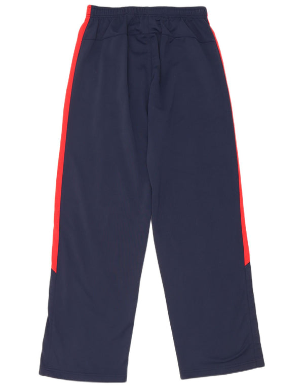 Nike Girls Tracksuit Trousers 13-14 Years XL Navy Blue Colourblock