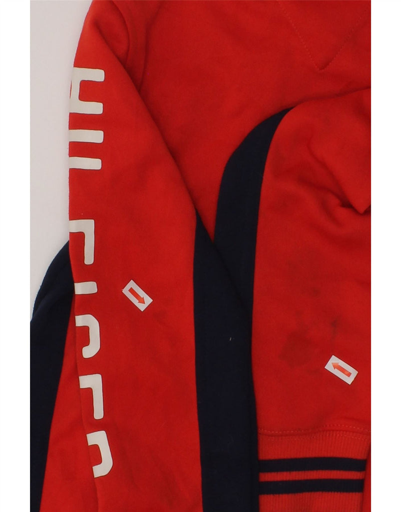 TOMMY HILFIGER Boys Graphic Tracksuit Top Jacket 6-7 Years Small Red | Vintage Tommy Hilfiger | Thrift | Second-Hand Tommy Hilfiger | Used Clothing | Messina Hembry 