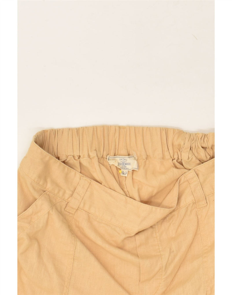 FAT FACE Womens Chino Shorts UK 12 Medium W30 Beige Linen | Vintage Fat Face | Thrift | Second-Hand Fat Face | Used Clothing | Messina Hembry 