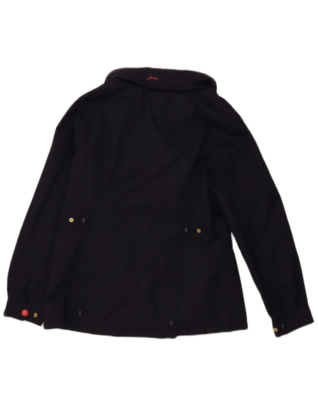 Joules Womens Rain Jacket UK 12 Medium Navy Blue Polyamide