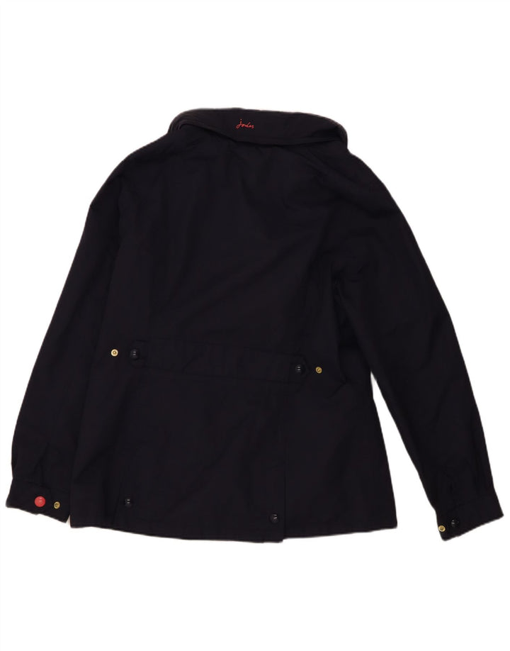 Joules Womens Rain Jacket UK 12 Medium Navy Blue Polyamide