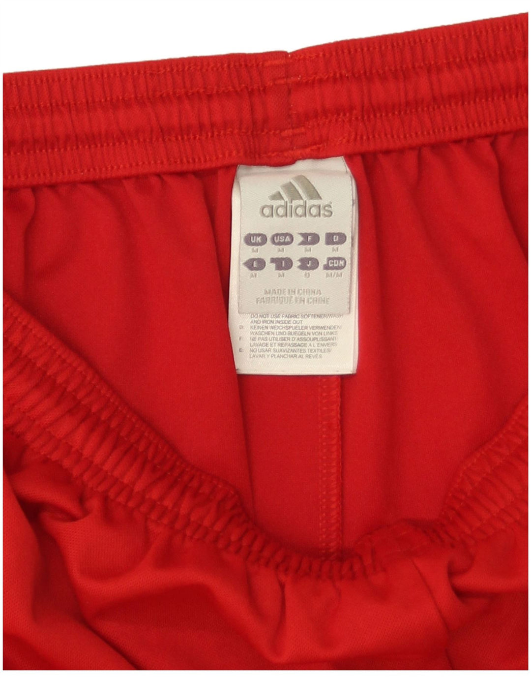 Adidas Mens Climalite Sport Shorts Medium  Red Polyester