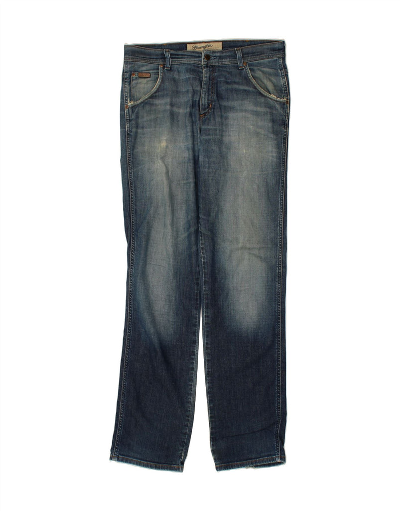 WRANGLER Mens Benton Straight Jeans W31 L34  Blue Cotton Vintage Wrangler and Second-Hand Wrangler from Messina Hembry 