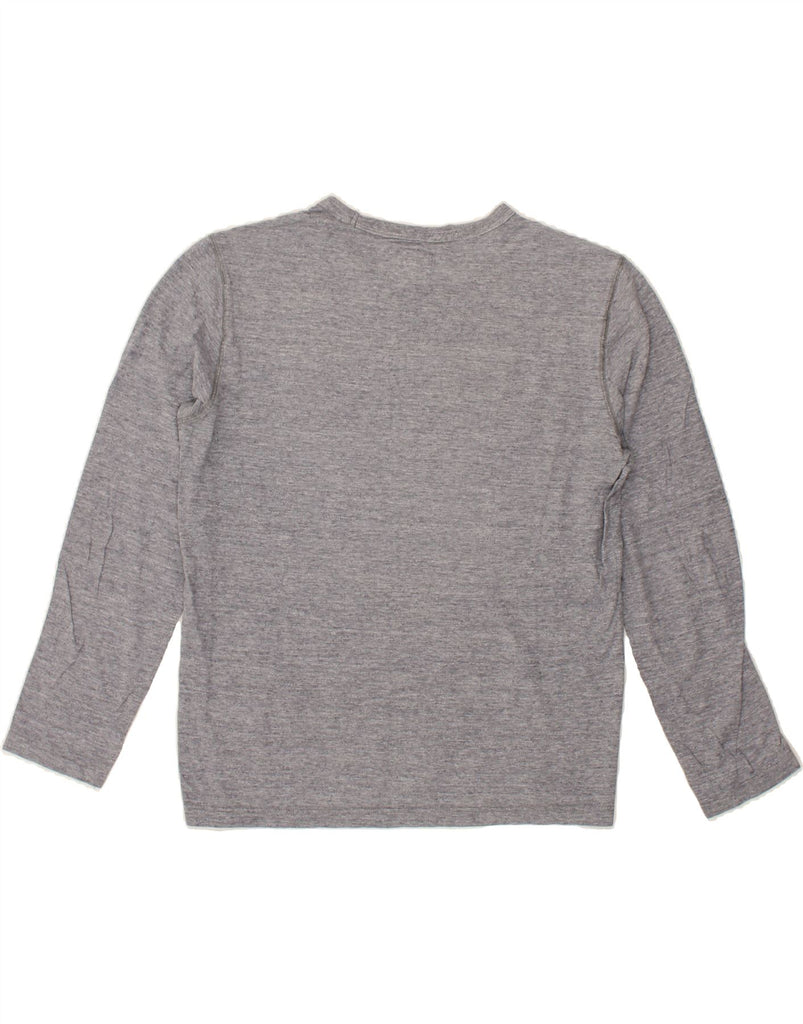 CHAMPION Womens Ohio State Graphic Top Long Sleeve UK 10 Small Grey Vintage Champion and Second-Hand Champion from Messina Hembry 