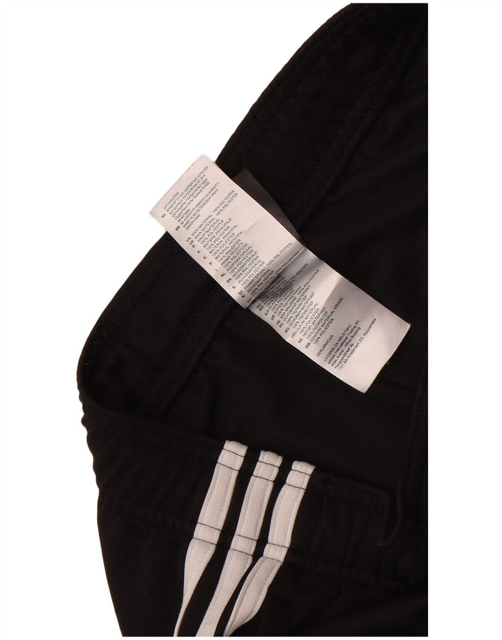 Adidas Boys Tracksuit Trousers 13-14 Years Black Polyester