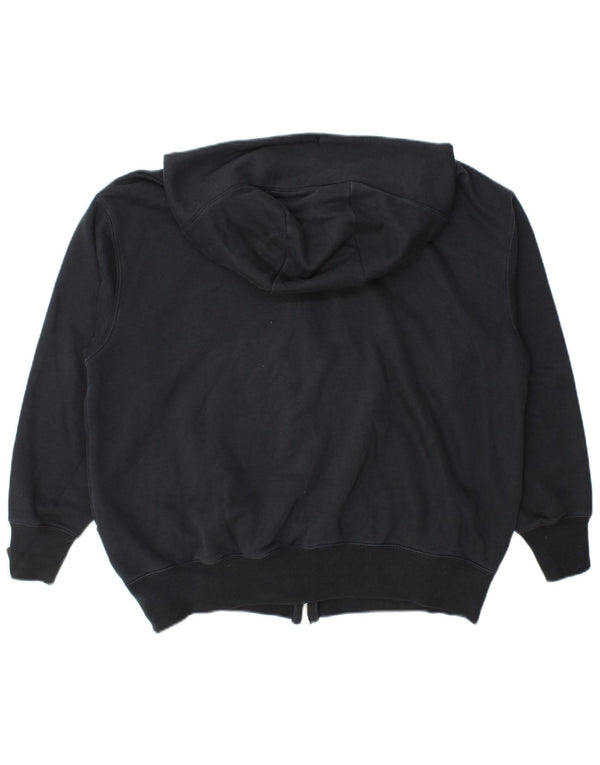 Nike Mens Loose Fit Zip Hoodie Sweater Small Black Cotton