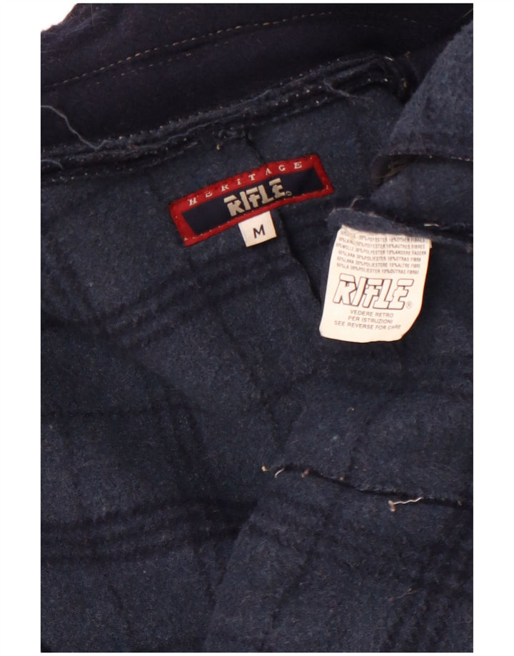 RIFLE Womens Military Double Breasted Blazer Jacket UK 14 Medium Navy Blue