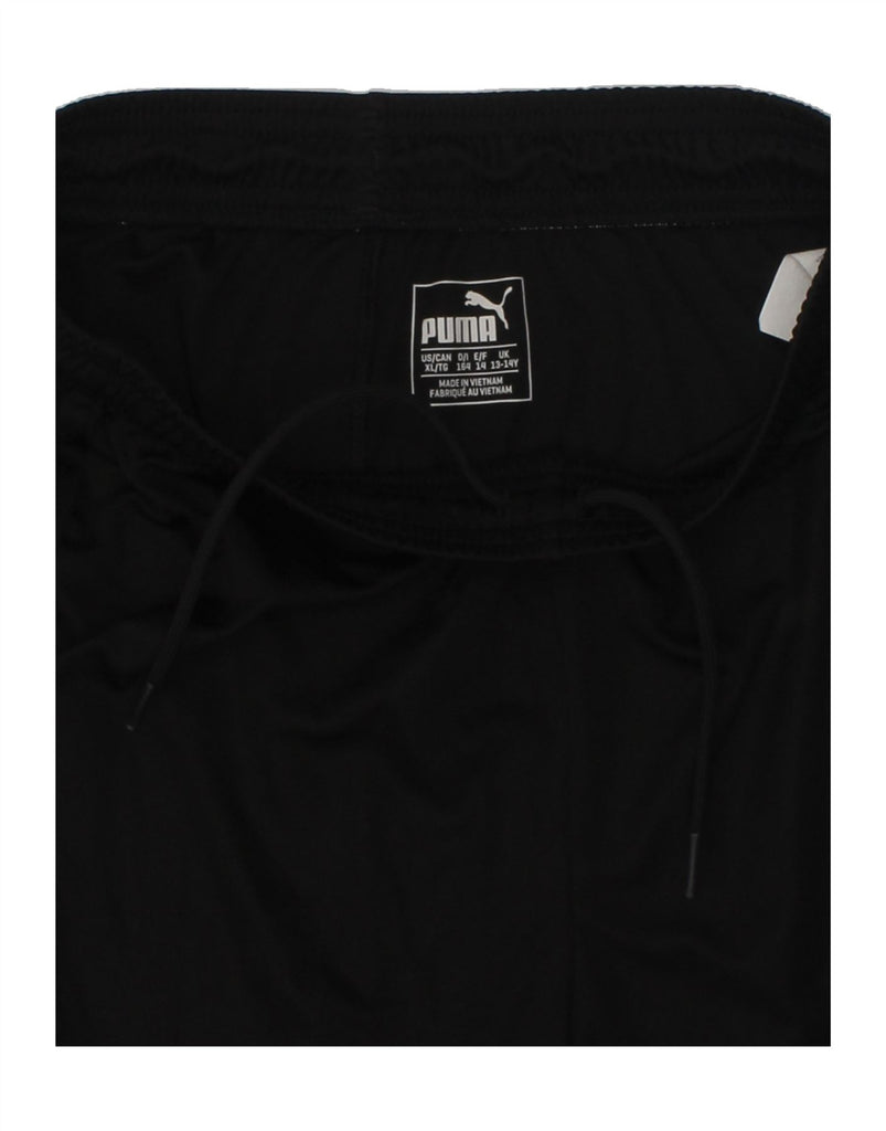 PUMA Boys Sport Shorts 13-14 Years Black Polyester | Vintage Puma | Thrift | Second-Hand Puma | Used Clothing | Messina Hembry 