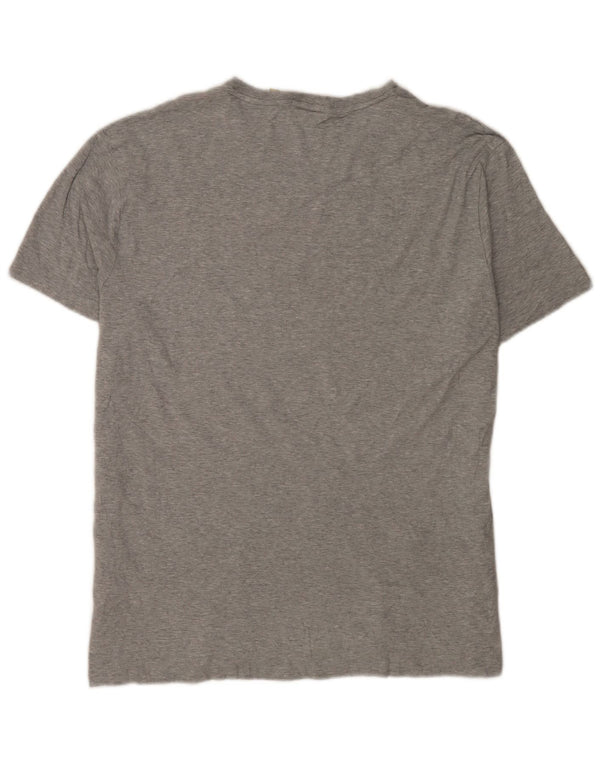 Polo Ralph Lauren Mens Custom Slim Fit T-Shirt Top 2XL Grey Flecked Cotton