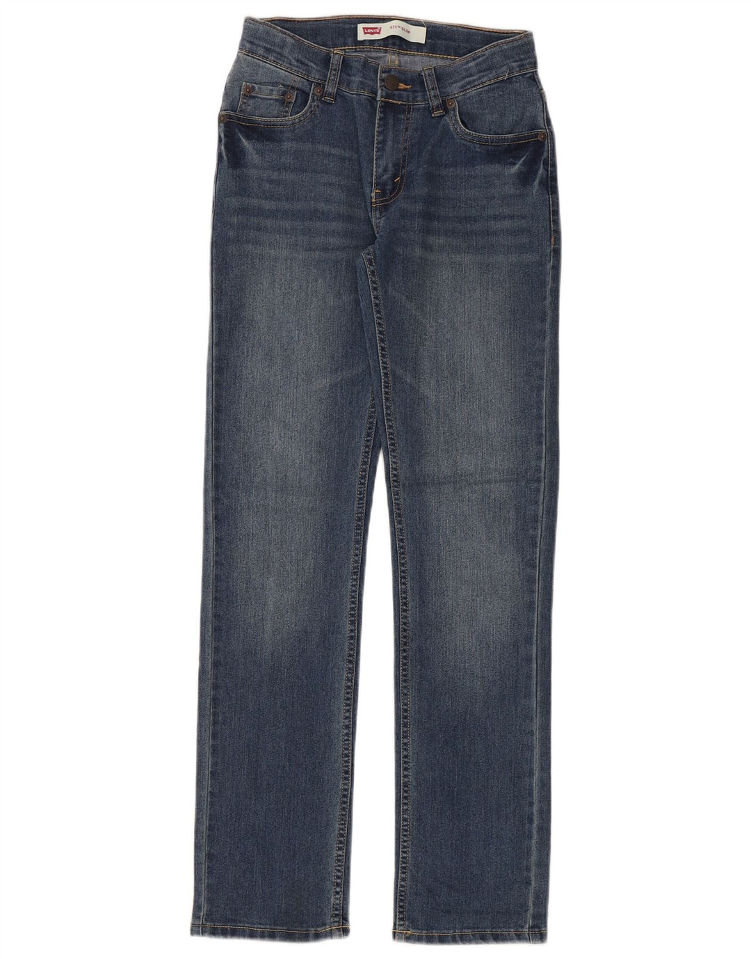 Levi's Boys 511 Slim Jeans 13-14 Years W28 L30 Blue Cotton