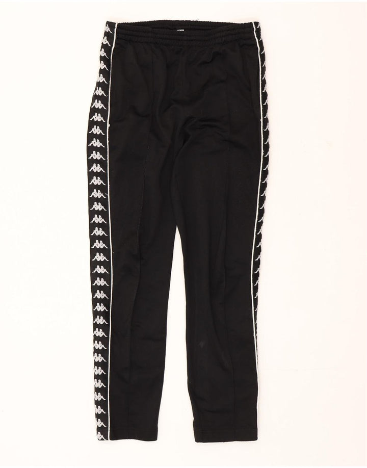 Kappa Mens Graphic Tracksuit Trousers Medium  Black