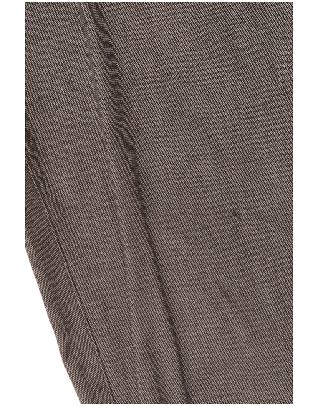 Trussardi Mens Slim Casual Trousers W34 L33 Grey Cotton