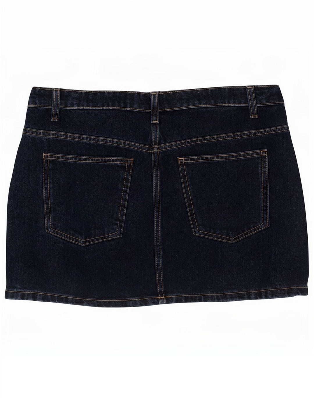 Zara Womens Mini Denim Skirt Medium W28 Navy Blue Cotton