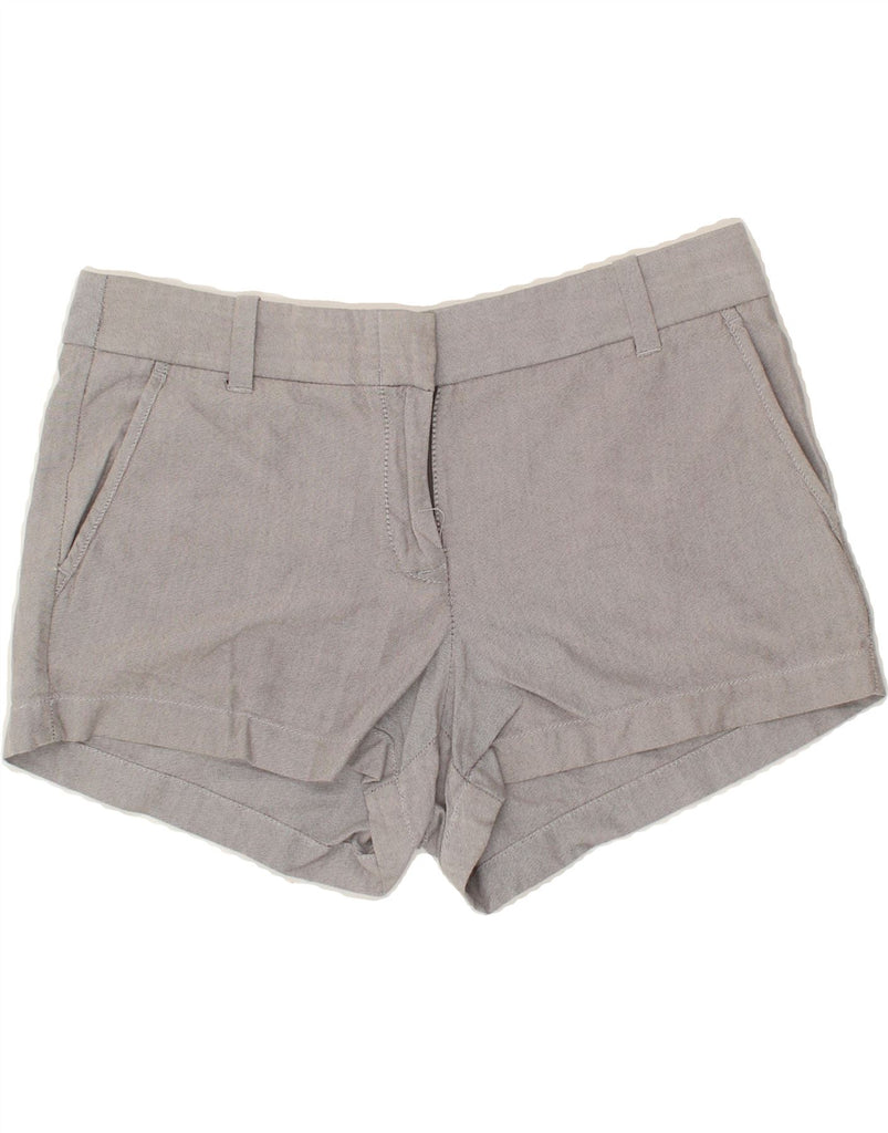 J. CREW Womens Chino Shorts US 8 Medium W30  Grey Cotton | Vintage J. Crew | Thrift | Second-Hand J. Crew | Used Clothing | Messina Hembry 