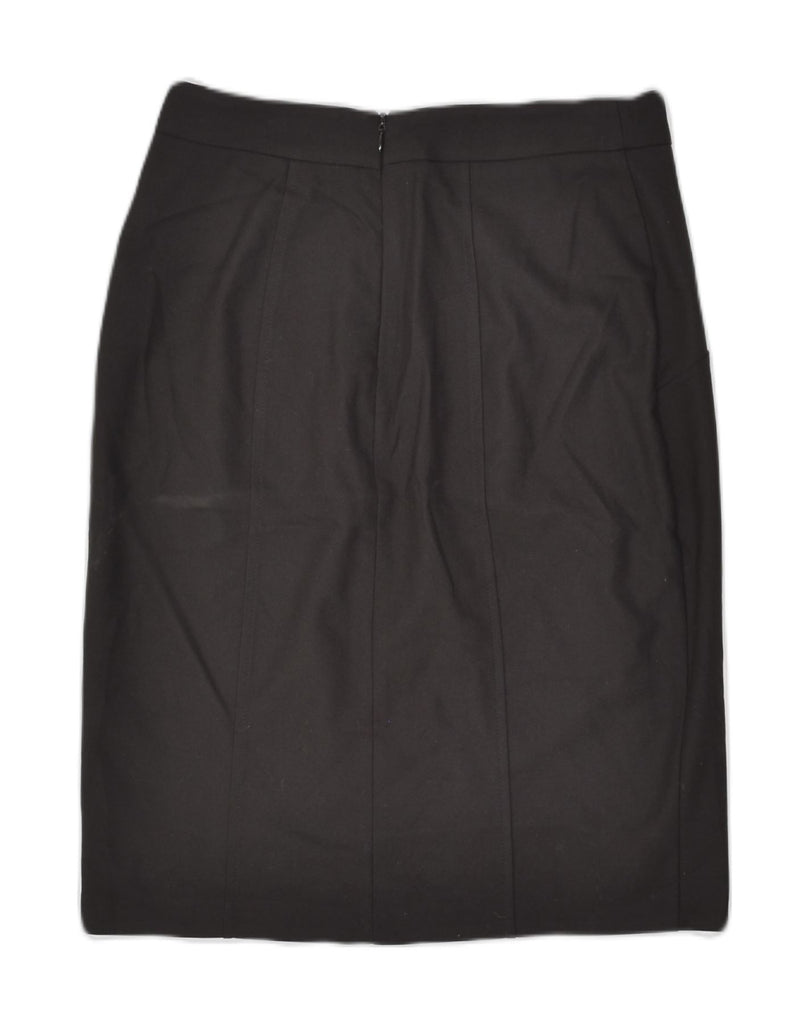 OASIS Womens Straight Skirt UK 10 Small W28 Black Cotton | Vintage Oasis | Thrift | Second-Hand Oasis | Used Clothing | Messina Hembry 