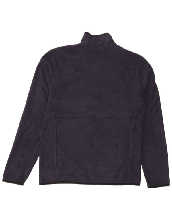 Marks & Spencer Mens Fleece Jacket UK 36 Small Navy Blue