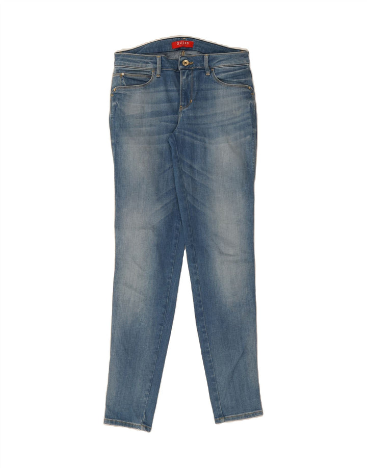 GUESS Womens Skinny Jeans W29 L30 Blue Cotton Vintage Guess and Second-Hand Guess from Messina Hembry 