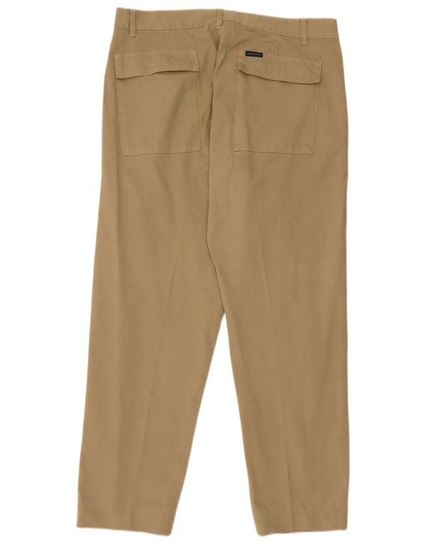 North Sails Womens Straight Chino Trousers IT 54 2XL W38 L30 Beige Cotton
