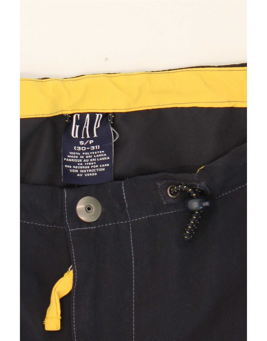 Gap Mens Casual Shorts Small W30 Navy Blue Polyester