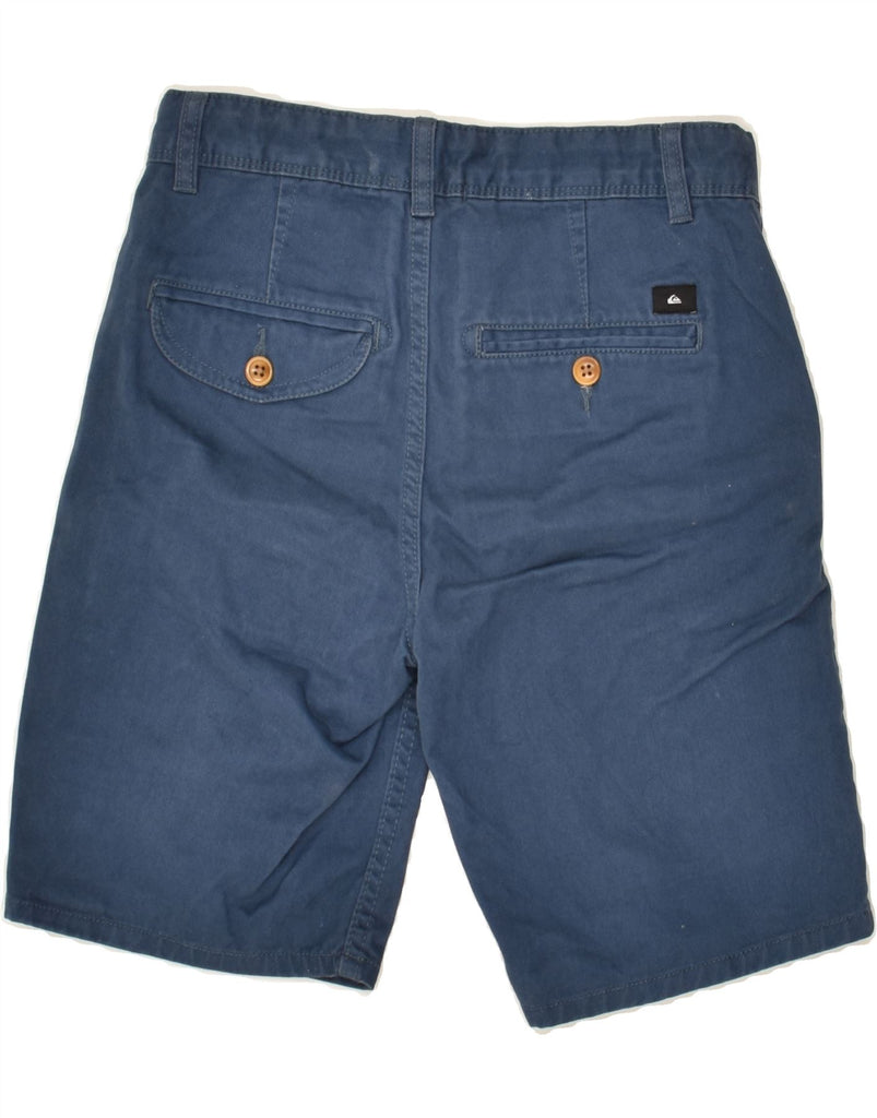 QUIKSILVER Boys Chino Shorts 11-12 Years W26  Navy Blue Cotton | Vintage Quiksilver | Thrift | Second-Hand Quiksilver | Used Clothing | Messina Hembry 