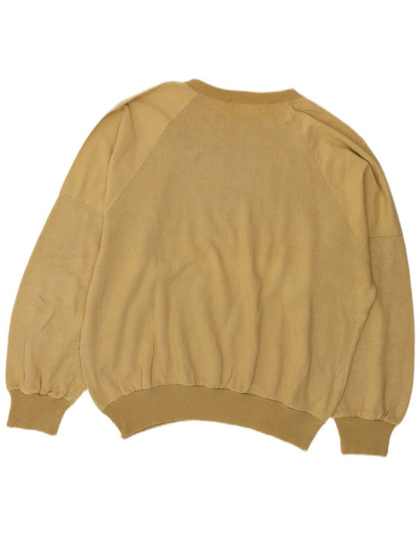 James Dillon Womens Oversized Boat Neck Jumper Sweater UK 18 XL Yellow